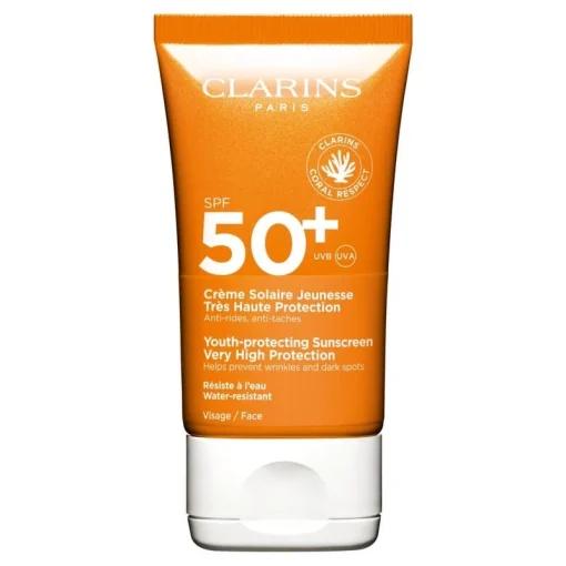 shop Clarins Sun Care Youth-Protecting Sunscreen SPF 50+ - 50 ml af Clarins - online shopping tilbud rabat hos shoppetur.dk