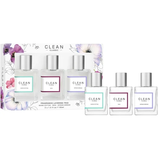 shop Clean Perfume Layering Trio Gift Set 3 x 30 ml (Limited Edition) af Clean - online shopping tilbud rabat hos shoppetur.dk