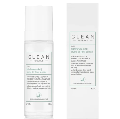 shop Clean Perfume Reserve Hair & Body Elderflower Face Mist 50 ml af Clean - online shopping tilbud rabat hos shoppetur.dk