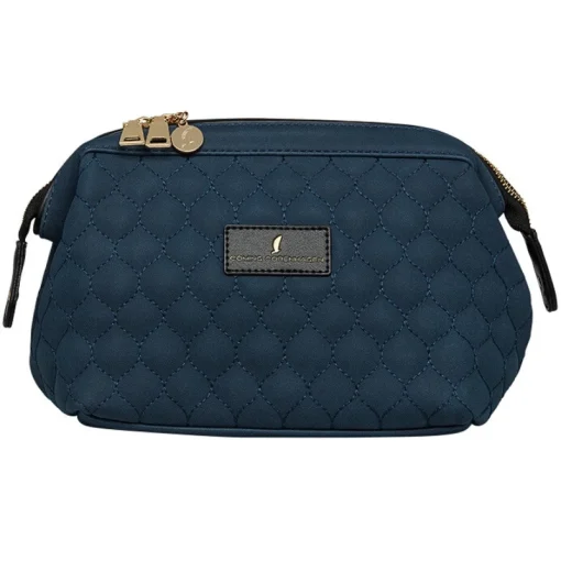 shop Coming Copenhagen Mia Cosmetic Bag Medium - Blue Indigo (Limited Edition) af Coming Copenhagen - online shopping tilbud rabat hos shoppetur.dk