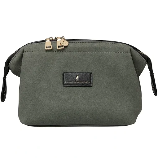 shop Coming Copenhagen Mia Cosmetic Bag Medium - Dusty Olive (Limited Edition) af Coming Copenhagen - online shopping tilbud rabat hos shoppetur.dk