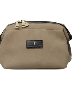 shop Coming Copenhagen Mia Cosmetic Bag Medium - Warm Taupe (Limited Edition) af Coming Copenhagen - online shopping tilbud rabat hos shoppetur.dk