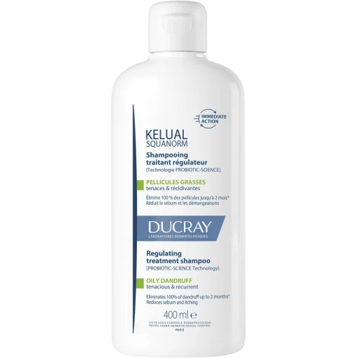 shop DUCRAY Kelual Squanorm Shampoo Oily Dandruff 400 ml af DUCRAY - online shopping tilbud rabat hos shoppetur.dk