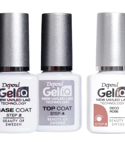 shop Depend Cosmetic Gel iQ Base & Top Coat + Choose 1 Gel Polish Color af Depend Cosmetic - online shopping tilbud rabat hos shoppetur.dk