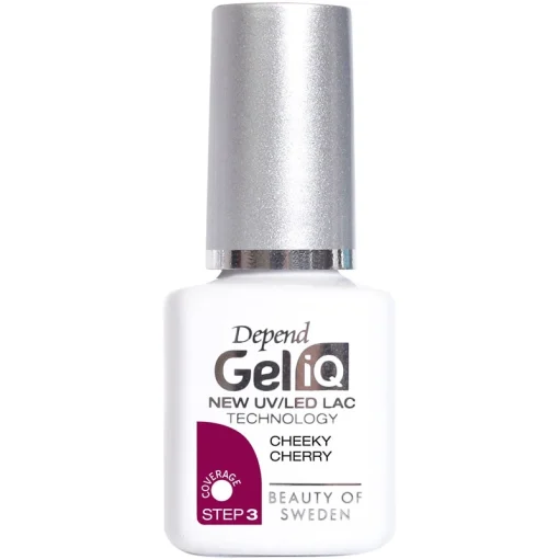 shop Depend Cosmetic Gel iQ Polish Step 3 - 5 ml - Cheeky Cherry af Depend Cosmetic - online shopping tilbud rabat hos shoppetur.dk