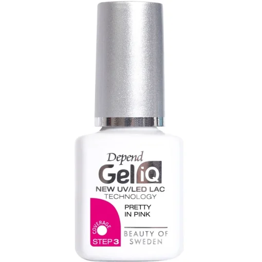 shop Depend Cosmetic Gel iQ Polish Step 3 - 5 ml - Pretty in Pink af Depend Cosmetic - online shopping tilbud rabat hos shoppetur.dk