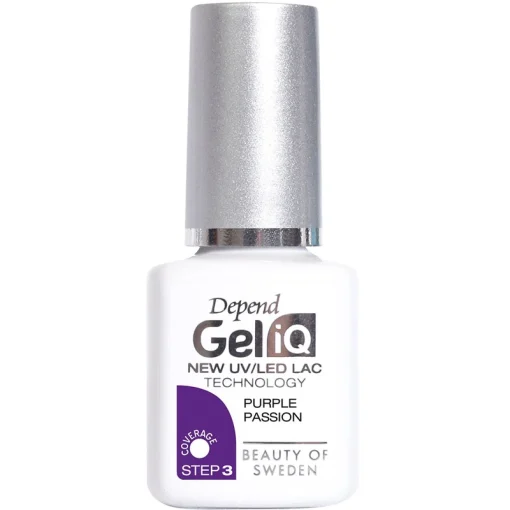 shop Depend Cosmetic Gel iQ Polish Step 3 - 5 ml - Purple Passion af Depend Cosmetic - online shopping tilbud rabat hos shoppetur.dk