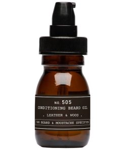 shop Depot No. 505 Conditioning Beard Oil 30 ml - Leather & Wood af Depot The Male Tools & Co - online shopping tilbud rabat hos shoppetur.dk