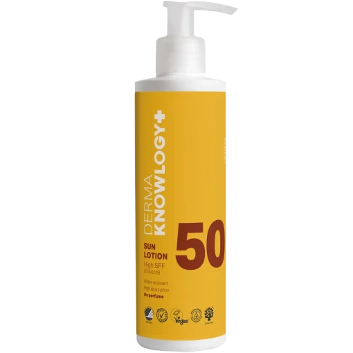 shop DermaKnowlogy Sun Lotion SPF 50 - 200 ml af DermaKnowlogy - online shopping tilbud rabat hos shoppetur.dk