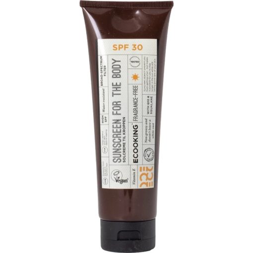 shop Ecooking Sunscreen For The Body SPF 30 - 250 ml af Ecooking - online shopping tilbud rabat hos shoppetur.dk