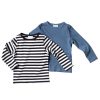 shop Friends langærmet t-shirt - Sort/hvidstribet og blå - 2 stk. af friends - online shopping tilbud rabat hos shoppetur.dk
