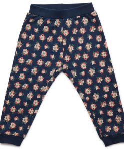 shop Friends sweatpants - Mørkeblå med blomsterprint af friends - online shopping tilbud rabat hos shoppetur.dk