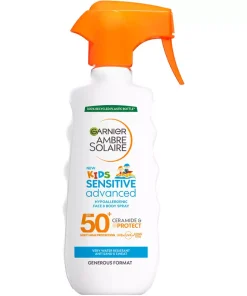 shop Garnier Ambre Solaire Sensitive Advanced Kids Spray SPF50+ - 270 ml af Garnier - online shopping tilbud rabat hos shoppetur.dk