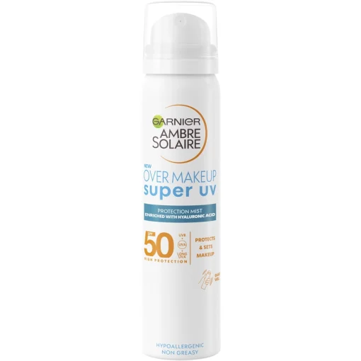 shop Garnier Ambre Solaire Sensitive Face Protection Mist SPF 50 - 75 ml af Garnier - online shopping tilbud rabat hos shoppetur.dk