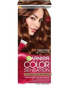 shop Garnier Color Sensation Permanent Color Cream - 5.35 Cinnamon Brown af Garnier - online shopping tilbud rabat hos shoppetur.dk