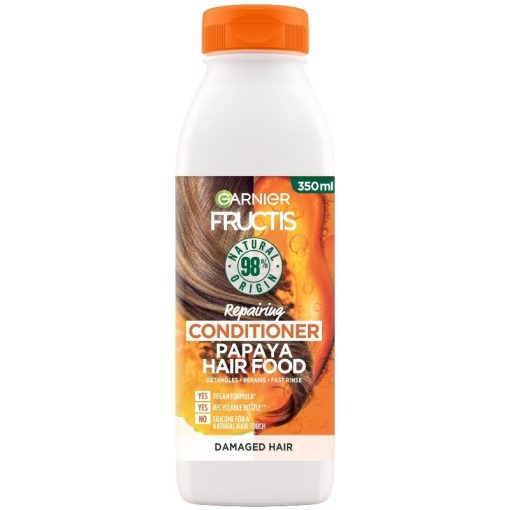 shop Garnier Fructis Papaya Hair Food Conditioner 350 ml af Garnier - online shopping tilbud rabat hos shoppetur.dk