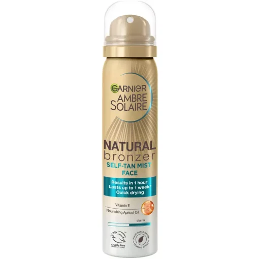 shop Garnier Natural Bronzer Self Tan Mist Face Intense 75 ml af Garnier - online shopping tilbud rabat hos shoppetur.dk