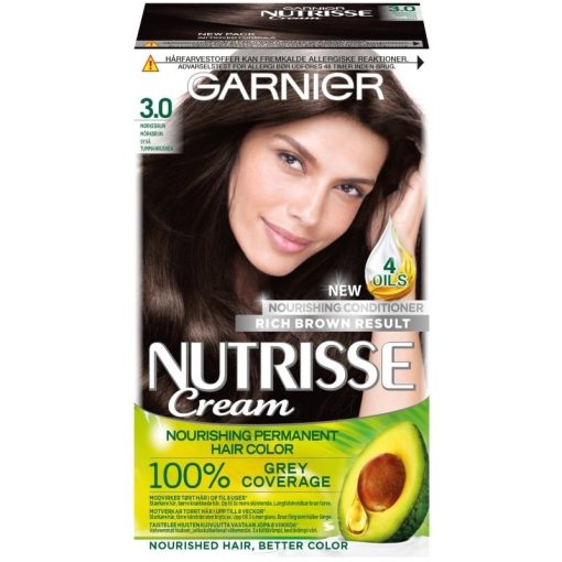 shop Garnier Nutrisse Cream 3.0 Dark Brown af Garnier - online shopping tilbud rabat hos shoppetur.dk