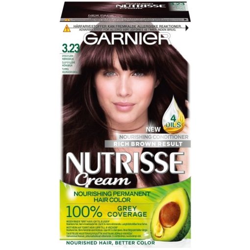 shop Garnier Nutrisse Cream 3.23 Deep Golden Dark Brown af Garnier - online shopping tilbud rabat hos shoppetur.dk