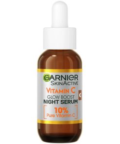 shop Garnier SkinActive Vitamin C 10% Glow Boost Night Serum 30 ml af Garnier - online shopping tilbud rabat hos shoppetur.dk