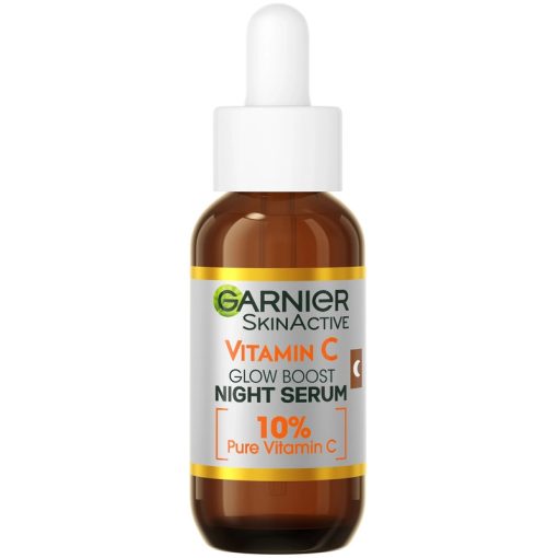 shop Garnier SkinActive Vitamin C 10% Glow Boost Night Serum 30 ml af Garnier - online shopping tilbud rabat hos shoppetur.dk