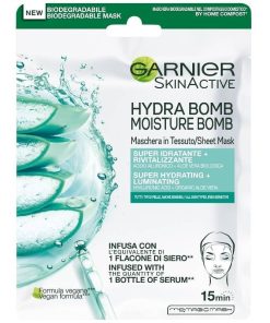 shop Garnier Skinactive Hydra Bomb Super Hydrating & Revitalizing Aloe Vera Tissue Mask 1 Piece af Garnier - online shopping tilbud rabat hos shoppetur.dk