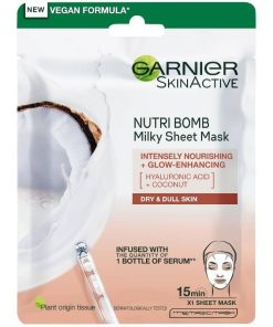 shop Garnier Skinactive Nutri Bomb Milky Tissue Mask 1 Piece af Garnier - online shopping tilbud rabat hos shoppetur.dk