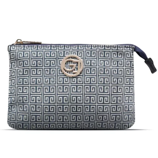 shop Gillian Jones Cosmetics Bag - Santorini Print 10027-13 af Gillian Jones - online shopping tilbud rabat hos shoppetur.dk