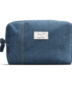 shop Gillian Jones Flatonista Cosmetic Bag - Denim 10074 af Gillian Jones - online shopping tilbud rabat hos shoppetur.dk