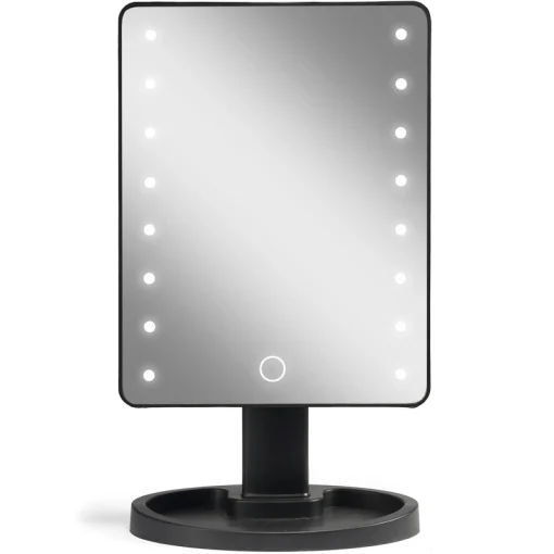 shop Gillian Jones Hollywood Mirror with Touch & USB-C - Black 10261-00 af Gillian Jones - online shopping tilbud rabat hos shoppetur.dk