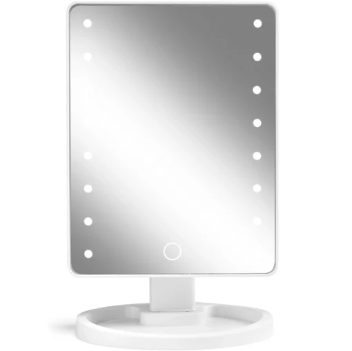 shop Gillian Jones Hollywood Mirror with Touch & USB-C - White 10261-90 af Gillian Jones - online shopping tilbud rabat hos shoppetur.dk