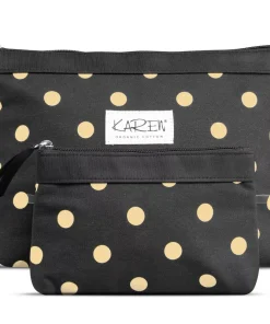 shop Gillian Jones Karen Cosmetic Bag 2 Pcs - Black/Creme 10781-112 af Gillian Jones - online shopping tilbud rabat hos shoppetur.dk