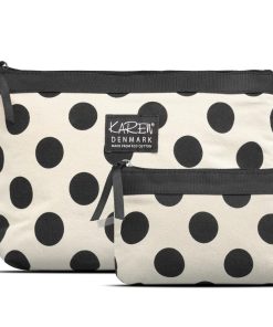 shop Gillian Jones Karen Cosmetic Bag 2 Pcs - Dots 10781 af Gillian Jones - online shopping tilbud rabat hos shoppetur.dk