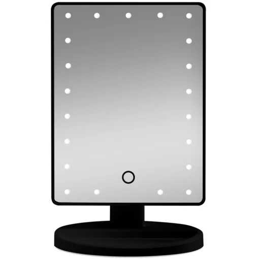 shop Gillian Jones Makeup Table Mirror LED-Light & Touch - Black 10260-00 af Gillian Jones - online shopping tilbud rabat hos shoppetur.dk