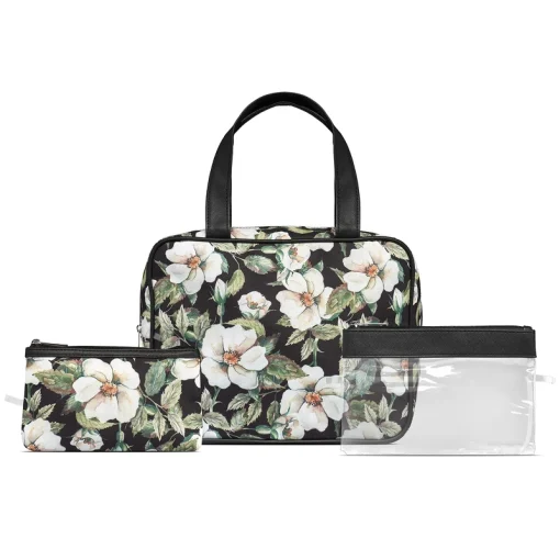 shop Gillian Jones Secrets Set Of 3 Pcs - Flower Print 10113-865 af Gillian Jones - online shopping tilbud rabat hos shoppetur.dk