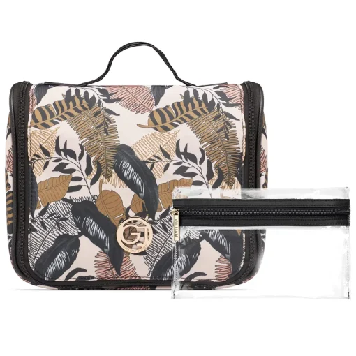 shop Gillian Jones Spa Hang Up Organizer - Leaf Print 10001-19 af Gillian Jones - online shopping tilbud rabat hos shoppetur.dk