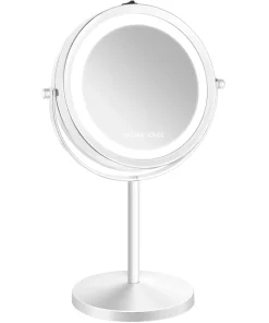 shop Gillian Jones Stand LED Light Mirror x10 - White 10384-90 af Gillian Jones - online shopping tilbud rabat hos shoppetur.dk