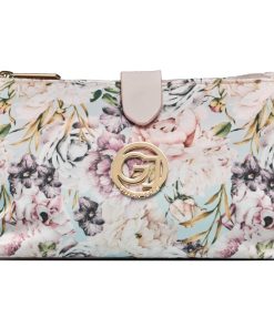 shop Gillian Jones Travel Clutch - Flower Print 10008 af Gillian Jones - online shopping tilbud rabat hos shoppetur.dk