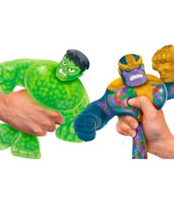 shop Goo Jit Zu gummifigurer - The Hulk vs Thanos af goo-jit-zu - online shopping tilbud rabat hos shoppetur.dk