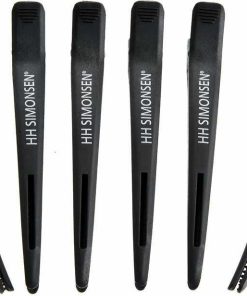 shop HH Simonsen Carbon Clips 6 Pieces - Black af HH Simonsen - online shopping tilbud rabat hos shoppetur.dk