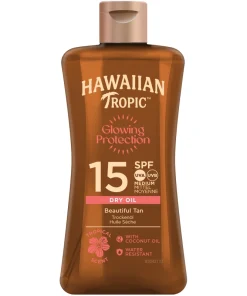 shop Hawaiian Tropic Glowing Protection Dry Oil SPF 15 - 100 ml af Hawaiian Tropic - online shopping tilbud rabat hos shoppetur.dk