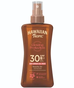 shop Hawaiian Tropic Glowing Protection Dry Oil Spray SPF 30 - 200 ml af Hawaiian Tropic - online shopping tilbud rabat hos shoppetur.dk