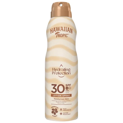 shop Hawaiian Tropic Hydrating Protection C-Spray SPF 30 - 180 ml af Hawaiian Tropic - online shopping tilbud rabat hos shoppetur.dk