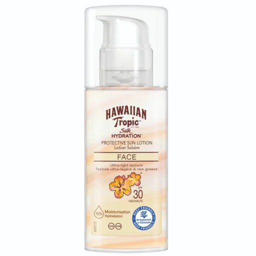 shop Hawaiian Tropic Hydrating Protection Face Lotion SPF 30 - 50 ml af Hawaiian Tropic - online shopping tilbud rabat hos shoppetur.dk