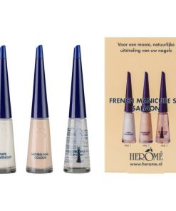 shop Herome French Manicure Set Salmon 3 x 10 ml af Herome - online shopping tilbud rabat hos shoppetur.dk