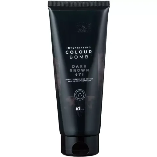 shop IDHair Colour Bomb 200 ml - 471 Dark Brown af IdHAIR - online shopping tilbud rabat hos shoppetur.dk