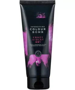 shop IDHair Colour Bomb 200 ml - 681 Crazy Violet af IdHAIR - online shopping tilbud rabat hos shoppetur.dk