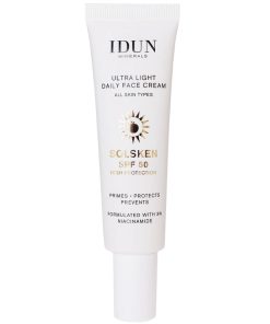 shop IDUN Minerals Ultra Light Daily Face Cream Solsken SPF 50 - 30 ml af IDUN Minerals - online shopping tilbud rabat hos shoppetur.dk