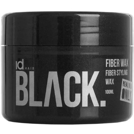 shop IdHAIR Black Fiber Wax Men 100 ml af IdHAIR - online shopping tilbud rabat hos shoppetur.dk