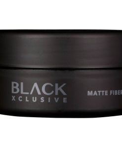 shop IdHAIR Black Xclusive Matte Fiber Wax 100 ml af IdHAIR - online shopping tilbud rabat hos shoppetur.dk